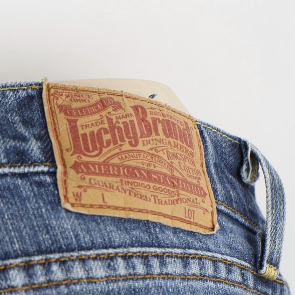 Lucky Brand Sundown Jean Bootcut 8 (30 X 28) Women's Denim Jeans Medium Wash USA - Picture 9 of 13
